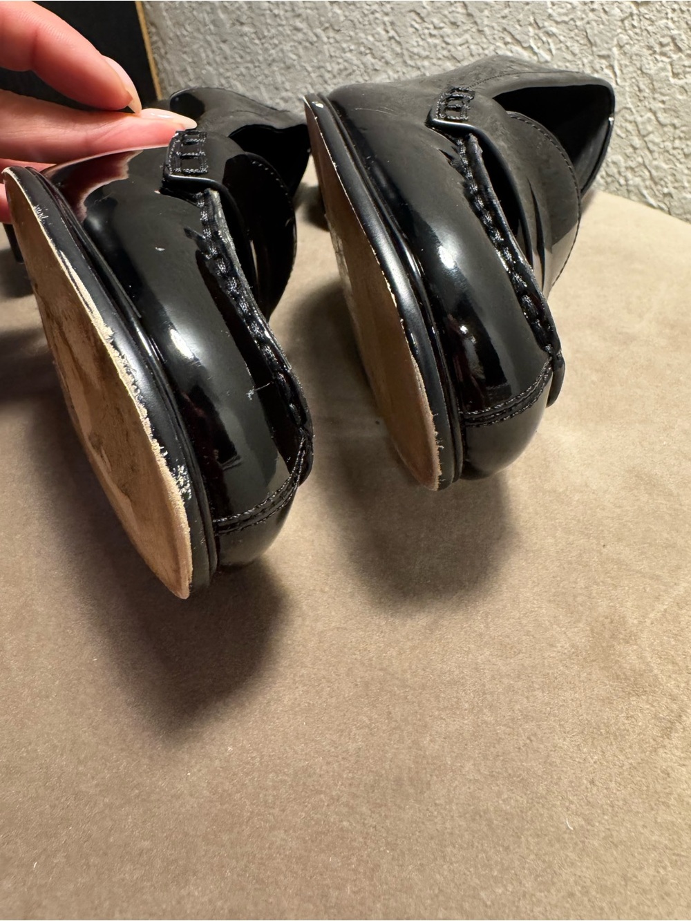 MICHAEL Michael Kors Women's Black Patent Loafers - Picture 10 of 13